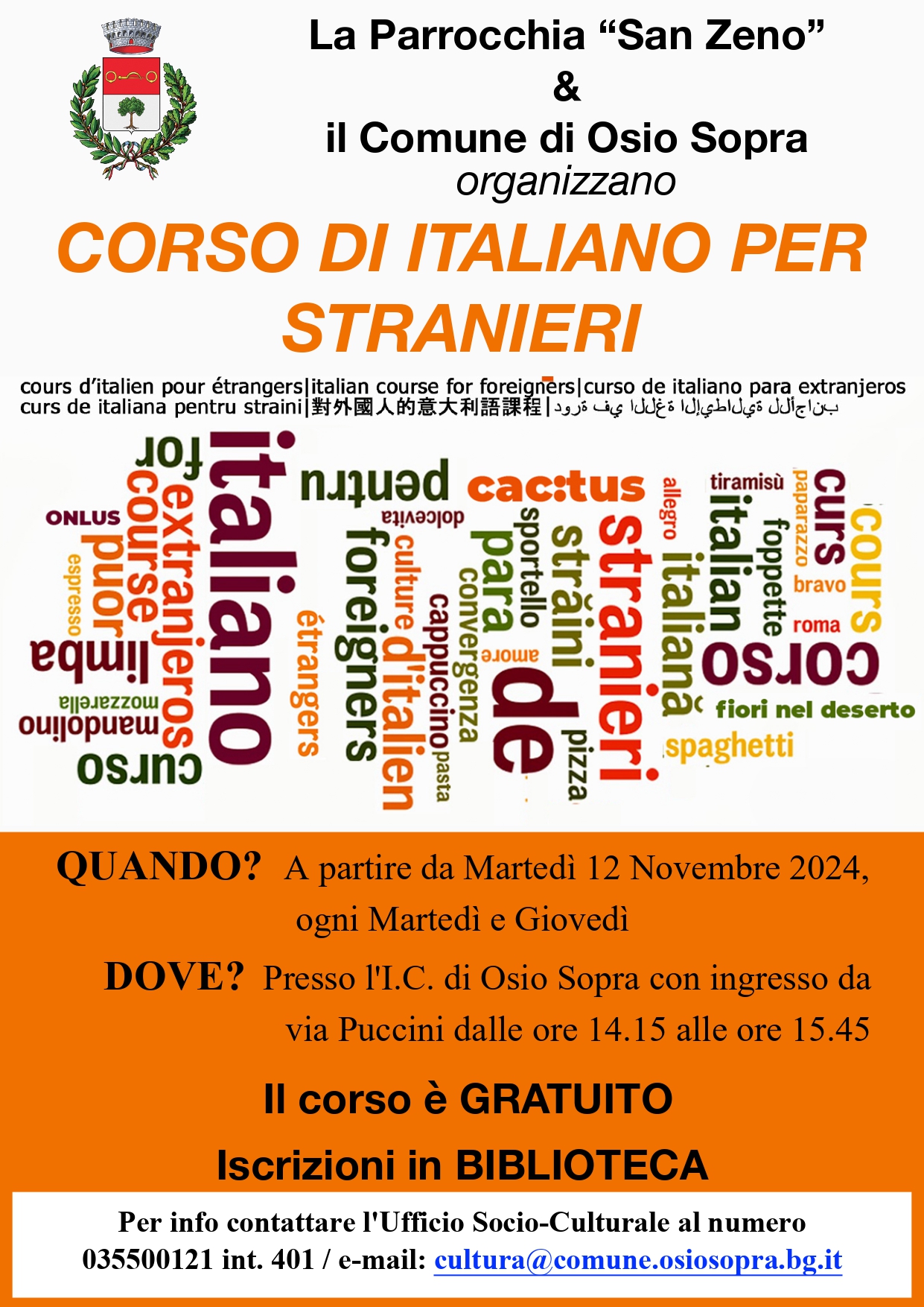 CORSO DI ITALIANO PER STRANIERI